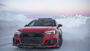 530hp 2019 Audi RS4+ 1/50 on the top of the Alps